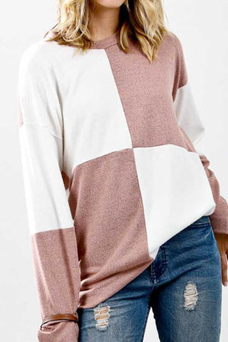Color block long sleeve