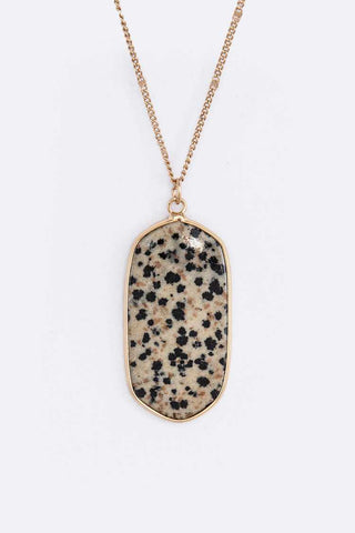 Natural Stone Pendent Necklace