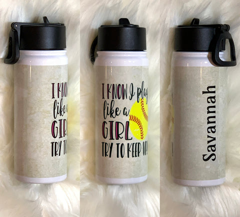 Customized Softball Waterbottle