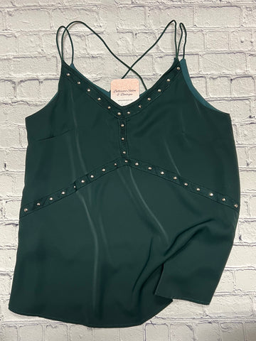 Hunter green strappy tank