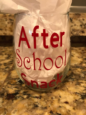 Personalized stemless wine cups