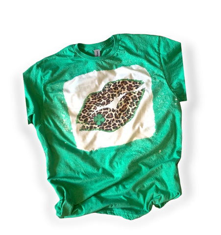 Lucky Leopard Lips tee