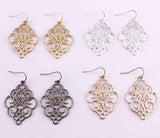 Moroccan Metal Hanging Earrings