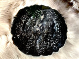 Black, Pearl, and Silver Resin Tray